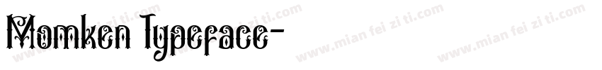 Momken Typeface字体转换